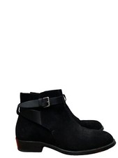 Sandro  Paris Black Suede Boots  Jodhpur Size 41 / US 8