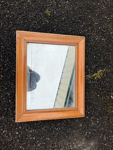 Miroir ancien cadre bois