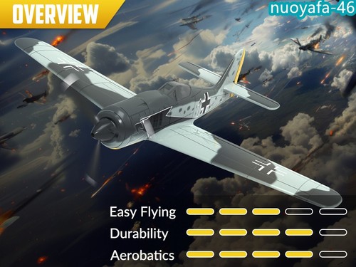 Volantex 4ch fw190 - 2.4g,