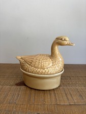 Ancienne Terrine en Faïence GEO – Forme Canard / Oie – Made in France - Vintage
