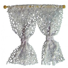 Rideaux Dentelle Blanc Maison