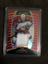 2019-20 Allure Red Rainbow Jersey #18 Cam Atkinson Columbus Blue Jackets