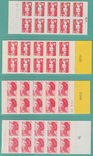 24 CARNETS DIFFERENTS SOUS LA VALEUR FACIALE .  LOT INTERESSANT (VOIR 6 SCANS)