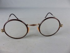 Ancienne paire de lunette binocle avec verres , complète