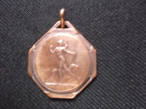 Médaille bronze octogonale - , à