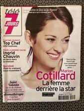Télé 7 Jours 11/02/2017; Interview Marion Cotillard/ Ingrid Chauvin/ Top Chef