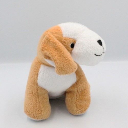 Doudou chien beige blanc - , hti
