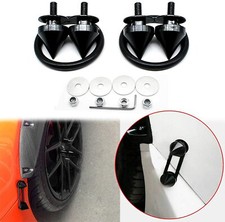 Noir 4 PCS Voiture Aluminium Alliage Pare-chocs Attache à Dégagement Rapide BB