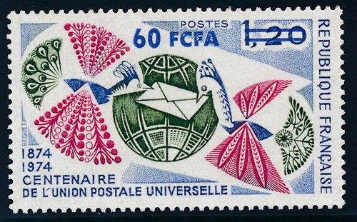 Timbre cfa réunion 428 - timbre, 428**