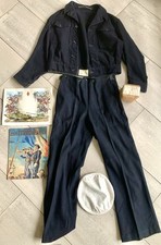 Lot GB FR militaria 1944 Officer dress docs lot veste pantalon jus US WW2 Navy