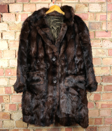 Vintage manteau vison - vintage,