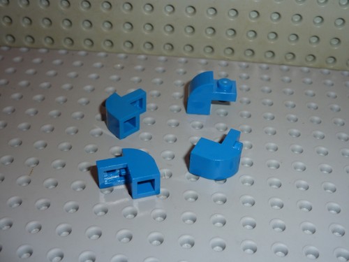 Blue brick curved 6091 - 4, x