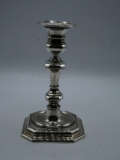 BOUGEOIR EN ARGENT MASSIF