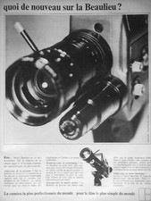 PUBLICITÉ DE PRESSE 1968 BEAULIEU LA CAMÉRA LA PLUS PERFECTIONNÉE SUPER 8 mm
