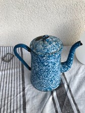 rare Ancienne petite  Cafetière émaillée  Vintage