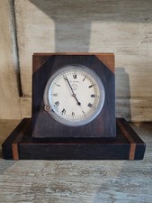 RARE JAEGER PARIS 4 JOURS Pendulette de Bureau Horloge de Table Art Déco 