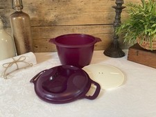 1025⚜️ Cuiseur à Riz Micro-Ondes 2.2 Litres Tupperware Couleur Violet Plastique