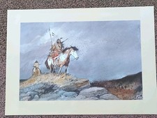 AFFICHE POSTER BLUEBERRY INDIEN SUR COLLINE PAR GIRAUD MOEBIUS