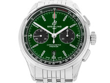 Breitling Premier Vert B01 Chrono 42 Bentley Montre AB0118A11L1A1 Boîte &
