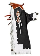 Fentes/chaps western en cuir