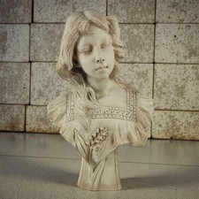 Buste sculpté de femme 39 cm