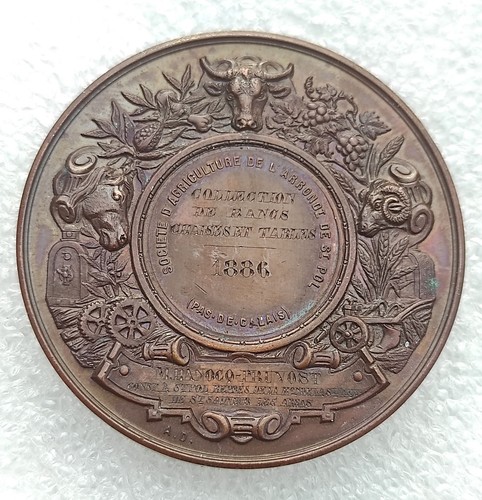 Medaille pol 1886 pas de - medaille,
