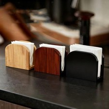 Porte-serviettes en bois, sur