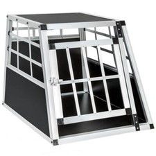 Cage box caisse de transport chien mobile aluminium single Helloshop26 08_00005