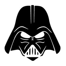 Sticker autocollant Star Wars Dark vador casque