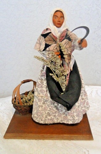 Doll handmade santon ancien - ancien, de