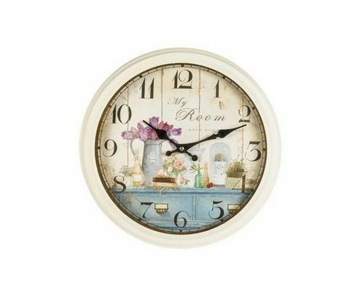 Horloge murale shabby chic - shabby,