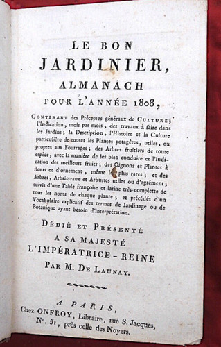 Bon jardinier almanach - jardinier,