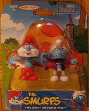 The Smurfs Papa Smurf and Painter Smurf figure 2 pack