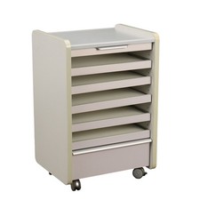 Meuble à Tiroirs Vintage Bois Design Italie des Années 1990 Original