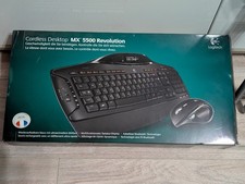 logitech MX5500 - clavier sans fil bluetooth souris rechargeable via support