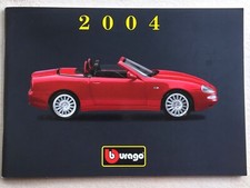 Catalogue Burago 2004 (29,5 x 21 cms) 86 pages papier glacé