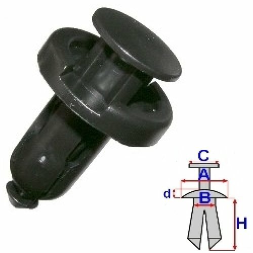 Rivet pour honda frv - frv, hr-v