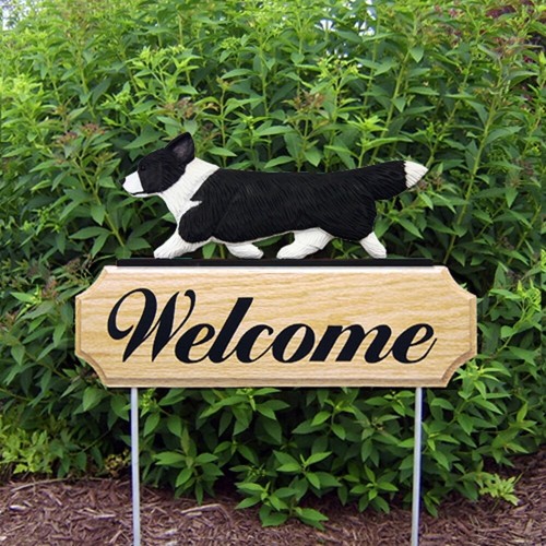 Panneau bienvenue bois - de,