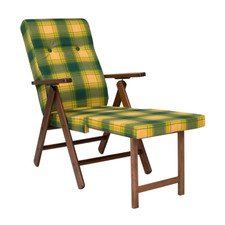 Fauteuil Molisana tissu ecosse