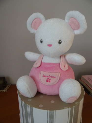 Souris doudou luminou jemini - ,