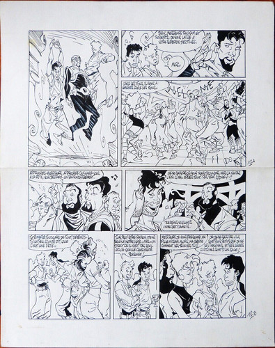 Planche originale sidney - planche, 12
