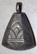 ANCIEN HOCHET POUR BEBE ART DECO EN ARGENT OBJET DE VITRINE