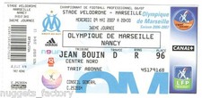 Billet  / Place  OM Olympique