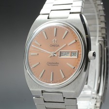 ▶[NEAR MINT] Vintage OMEGA Seamaster Cal. 1020 Pink Dial Men's AT Watch JP...