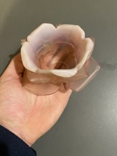 Ancienne tulipe de lampe rose