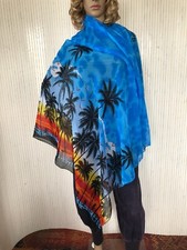 Paréo / Tissu / Tenture / Décor paradisiaque Guadeloupe 174 X 104cm VFR048