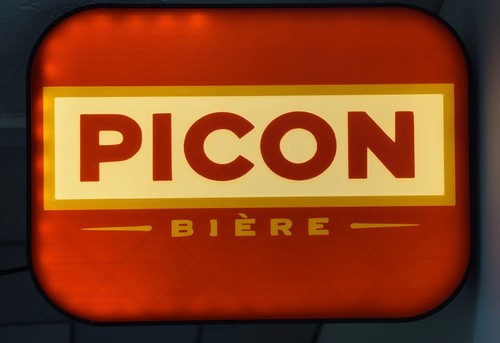 Logo lumineux picon bière - logo,