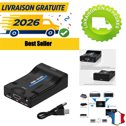 Adaptateur convertisseur hdmi - adaptateur,