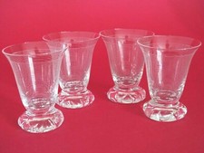 DAUM 4 ANCIENS VERRES A