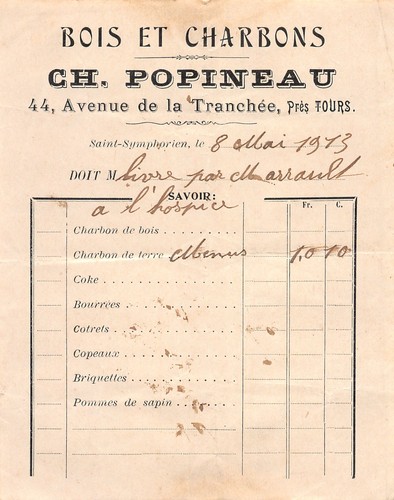 1913 bois charbons ch - bois, et